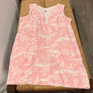 Lands End Pink Floral Women's Dress